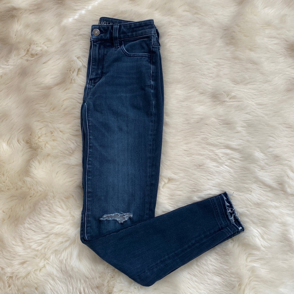 American eagle high wasted super stretch skinny jeans